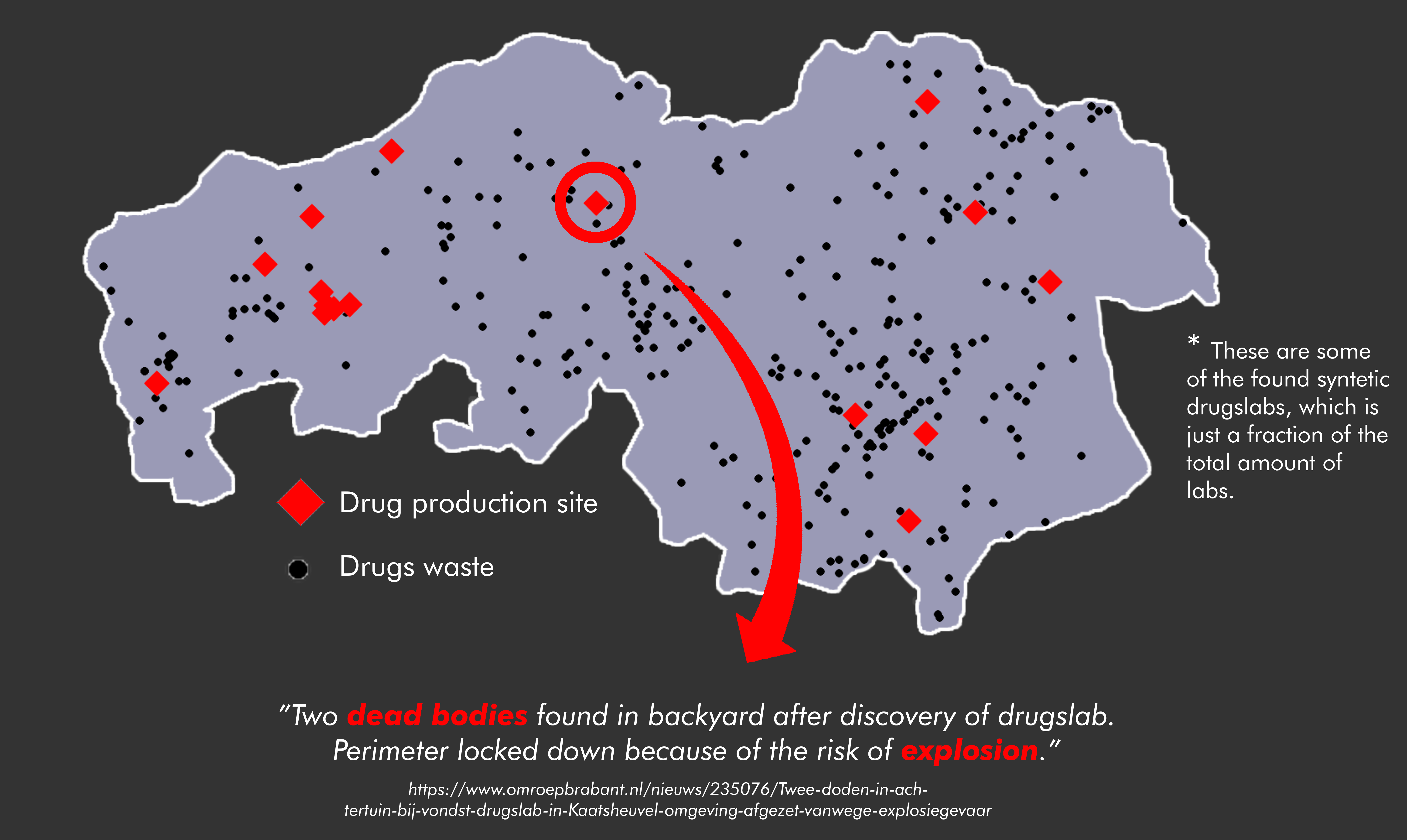 Predicting Potential Drug Lab Locations